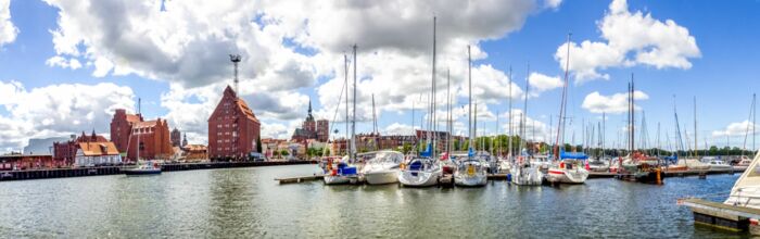 Törnvorschlag Barth: Hafen von Stralsund
