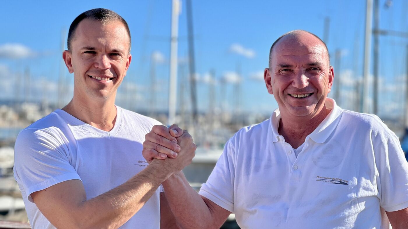 Dirk und Christian am Standort Can Pastilla - Mieten Sie eine Yacht auf Mallorca!