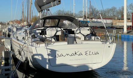 Heck Aussenaufnahme der Hanse 458.3 "Namaka Elua" in Heiligenhafen