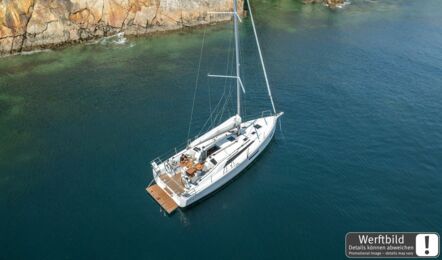 Heck Deck Aussenaufnahme einer Oceanis 37.1 in Kroatien