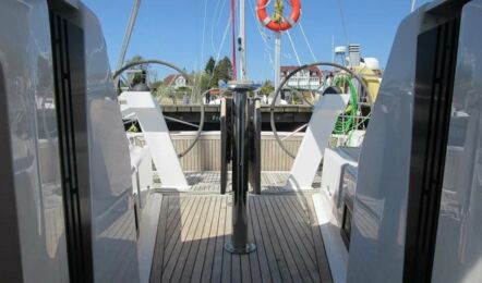 Cockpit Aussenaufnahme der Dehler 38 "Stina24" in Flensburg