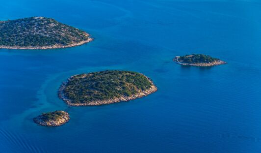 Insel in den Kornaten vor Biograd