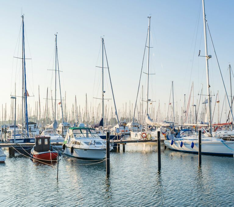 Yachthäfen in der Ostsee