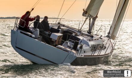 Heck Aussenaufnahme einer Dufour 382 GL in Greifswald