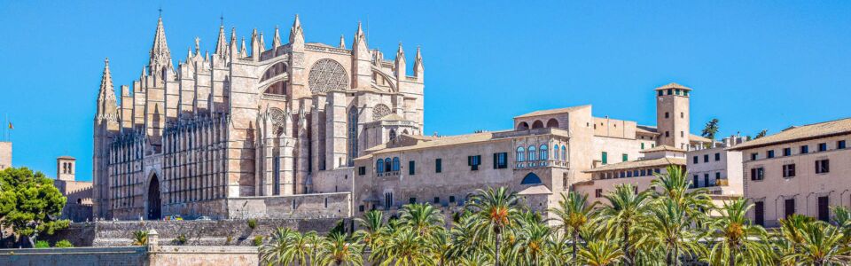 Kathedrale de Santa María "La Seu" in Palma auf Mallorca